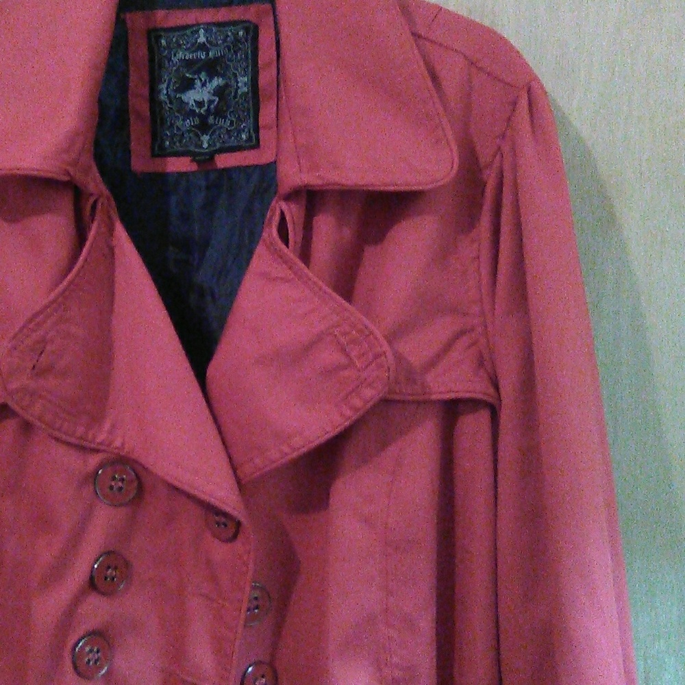 RADIANT RED RAINCOAT